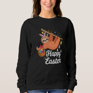 Happy Niedliche Schlampe mit sonnigen Ohren & Eier Sweatshirt
