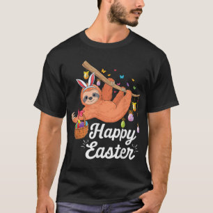 Happy niedliche Schlampe mit sonnigen Ohren & Eier T-Shirt