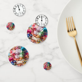 Happy Noon Year Party Table Scatter Konfetti