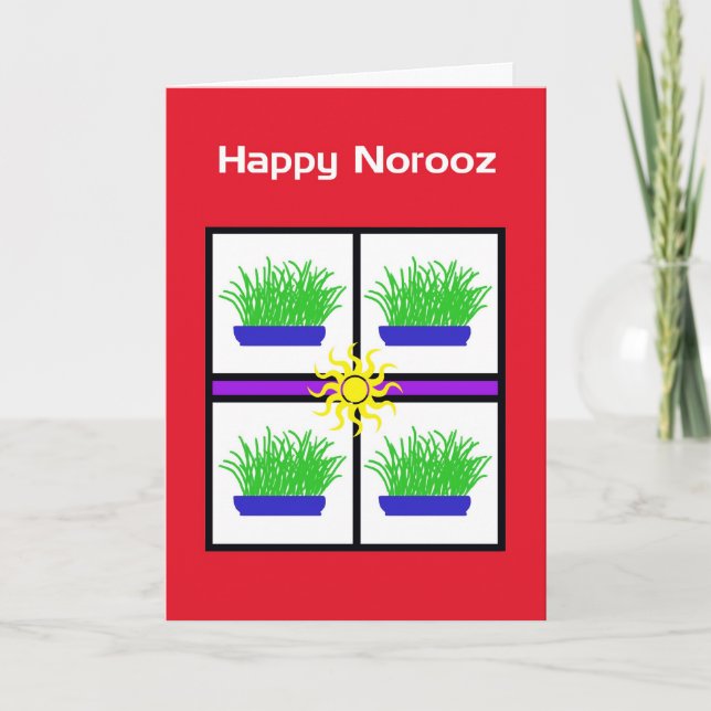 Happy Norooz Card Feiertagskarte (Vorderseite)