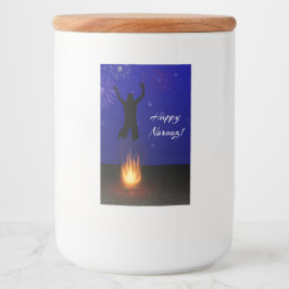 Happy Noroz Chahar-Shanbeh-Suri Lebensmitteletikett