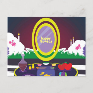 Happy Nowruz Neujahr Postkarte