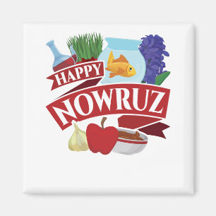 Happy Nowruz Persian New Year Magnet