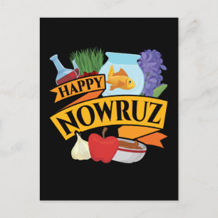 Happy Nowruz Persian New Year Postkarte