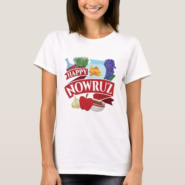 Happy Nowruz Persian New Year T-Shirt (Vorderseite)
