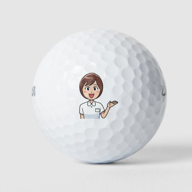 Happy Nurse Golfball (Vorderseite)