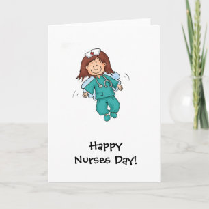 Happy Nurses Day - Angel in Disguage Dankeskarte