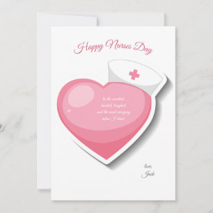 Happy Nurses Day Card Einladung