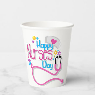 Happy Nurses Day Coffee Tasse Pappbecher