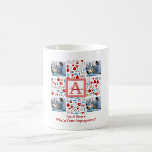 Happy Nurses Tag 4 Foto Collage Cross Monogramm Kaffeetasse