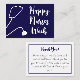 Happy Nurses Week Aufwertung der Krankenschwester Mitteilungskarte