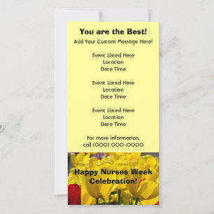 Happy Nurses Week Celebration Event Cards custom