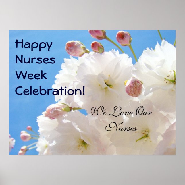 Happy Nurse's Week Celebration Plakate Liebe Nurse (Vorne)
