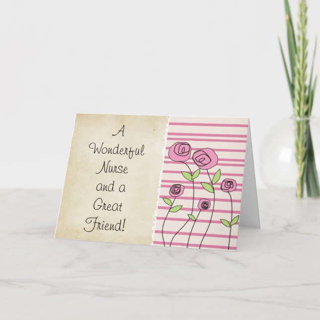 Happy Nurses Week Geschenke Karte (Vorderseite)