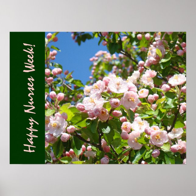 Happy Nurses Week: Kunstdrucke Nursing Danke Poster (Vorne)