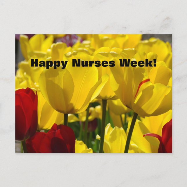 Happy Nurses Week! Postkarten Aufwertung (Vorderseite)
