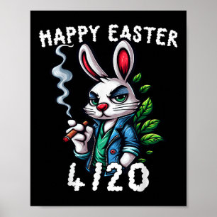 Happy Oaster 4_20_2025 Funny Oaster Bunny Womens W Poster