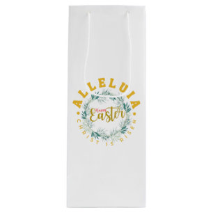 Happy Oaster Alleluia-Geschenktasche Geschenktüte Für Weinflaschen