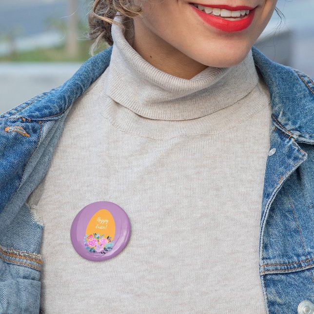 Happy Oaster Aquarell Button (Von Creator hochgeladen)