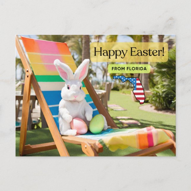 Happy Oaster aus Florida Postkarte (Vorderseite)