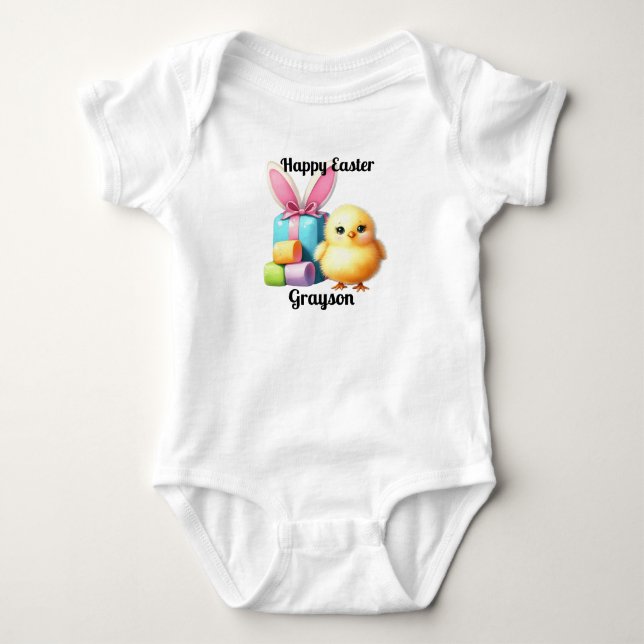 Happy Oaster Baby Strampler (Vorderseite)