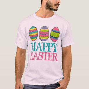 Happy Oaster Basket gestrichen Eier Jagd Eier T-Shirt