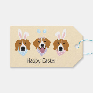 Happy Oaster Beagle Hunde Geschenkanhänger