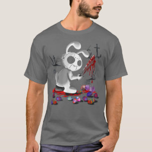 Happy Oaster Beängstigend Horror Osterfeier JS Mas T-Shirt