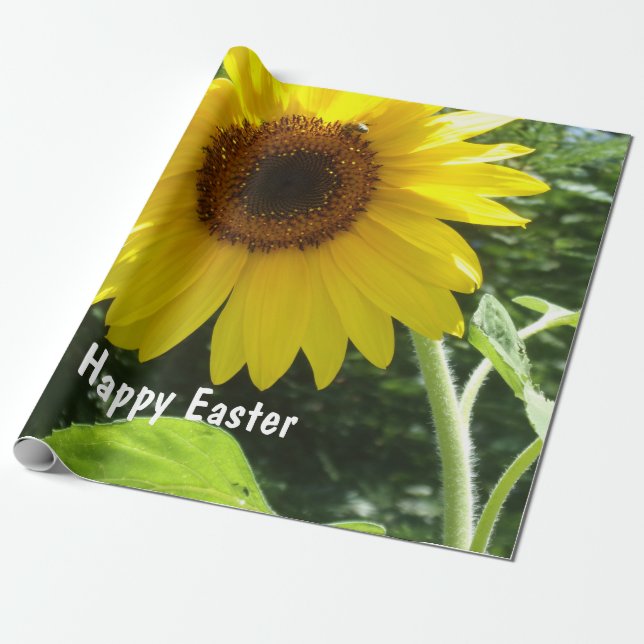 Happy Oaster, Big Yellow Daisy, Wrapping Paper.  Geschenkpapier (Ungerollt)