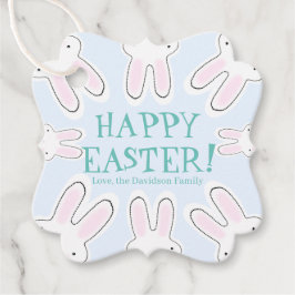 Happy Oaster blassblau niedliche Peeking Bands Cus Geschenkanhänger