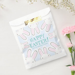 Happy Oaster blassblau niedliche Peeking Bands Cus Geschenktütchen