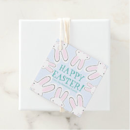 Happy Oaster blassblau niedliche Peeking Bands lus Geschenkanhänger