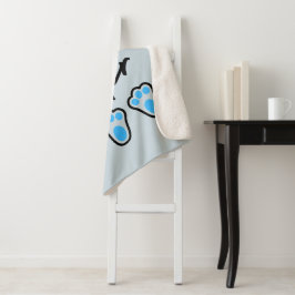 Happy Oaster Blue Sherpadecke