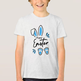 Happy Oaster Blue Tri-Blend Shirt