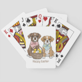 Happy Oaster Boxer Hunde Spielkarten