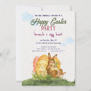 Happy Oaster Brunch and Egg Hunt Einladung