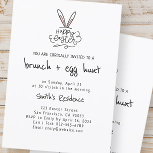 Happy Oaster Brunch and Egg Hunt Einladung