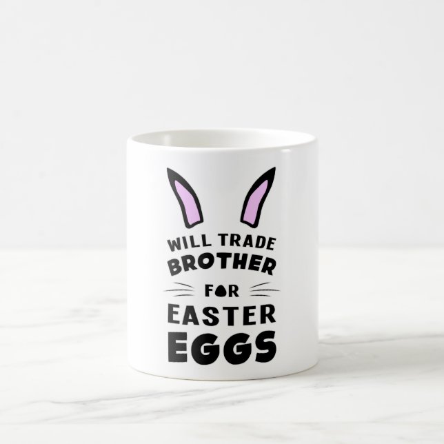 Happy Oaster Bunny Animal Egg Cool Funny Gift Idee Kaffeetasse (Mittel)