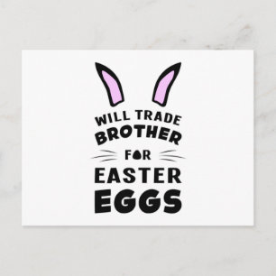 Happy Oaster Bunny Animal Egg Cool Funny Gift Idee Postkarte