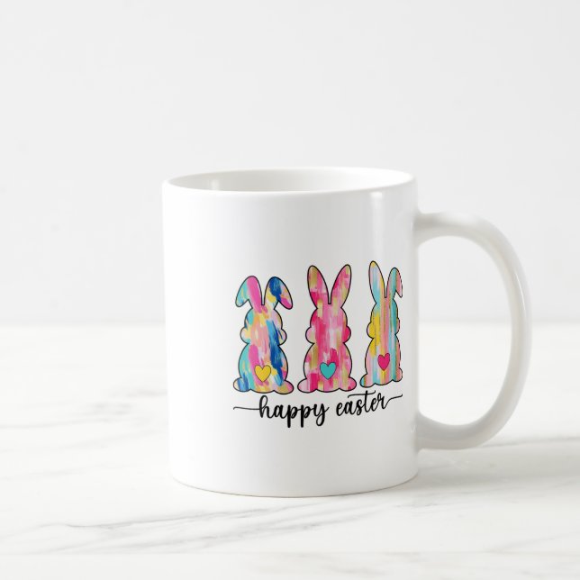 Happy Oaster Bunny Brushstroke Oster Kaffeetasse (Rechts)