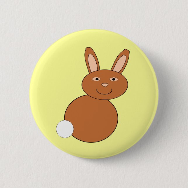 Happy Oaster Bunny Button (Vorderseite)