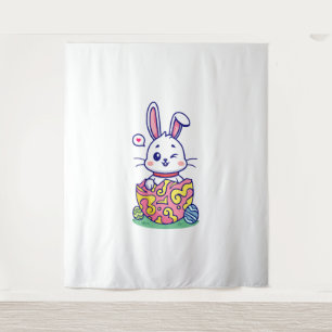 Happy Oaster Bunny Collection 2 Wandteppich