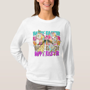 Happy Oaster Bunny Coquette Bow T-Shirt
