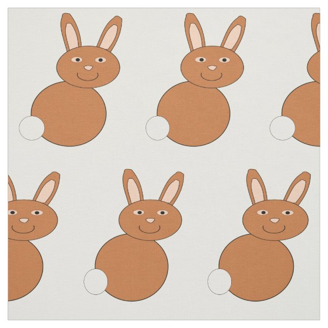 Happy Oaster Bunny Craft Fabric Stoff (Muster)