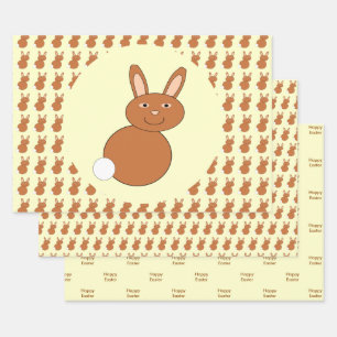 Happy Oaster Bunny Custom Geschenkpapier Set