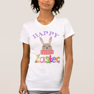 Happy Oaster Bunny Design T-Shirt