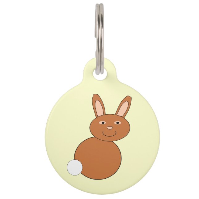 Happy Oaster Bunny Dog Tag Tiermarke (Vorderseite)