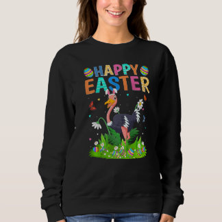 Happy Oaster Bunny Egg Funny Ostrich Bird Oaster S Sweatshirt