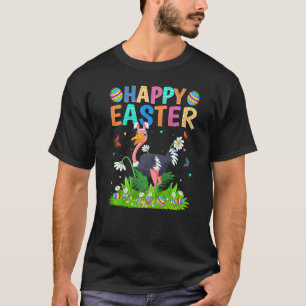 Happy Oaster Bunny Egg Funny Ostrich Bird Oaster S T-Shirt