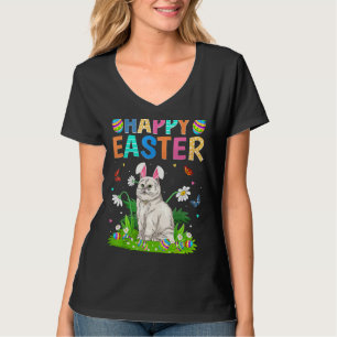 Happy Oaster Bunny Egg Funny Persian Cat Ostersai T-Shirt